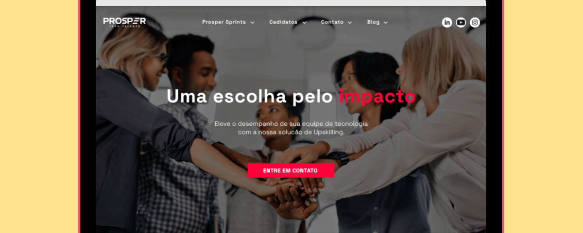 Site portfólio Prospertech