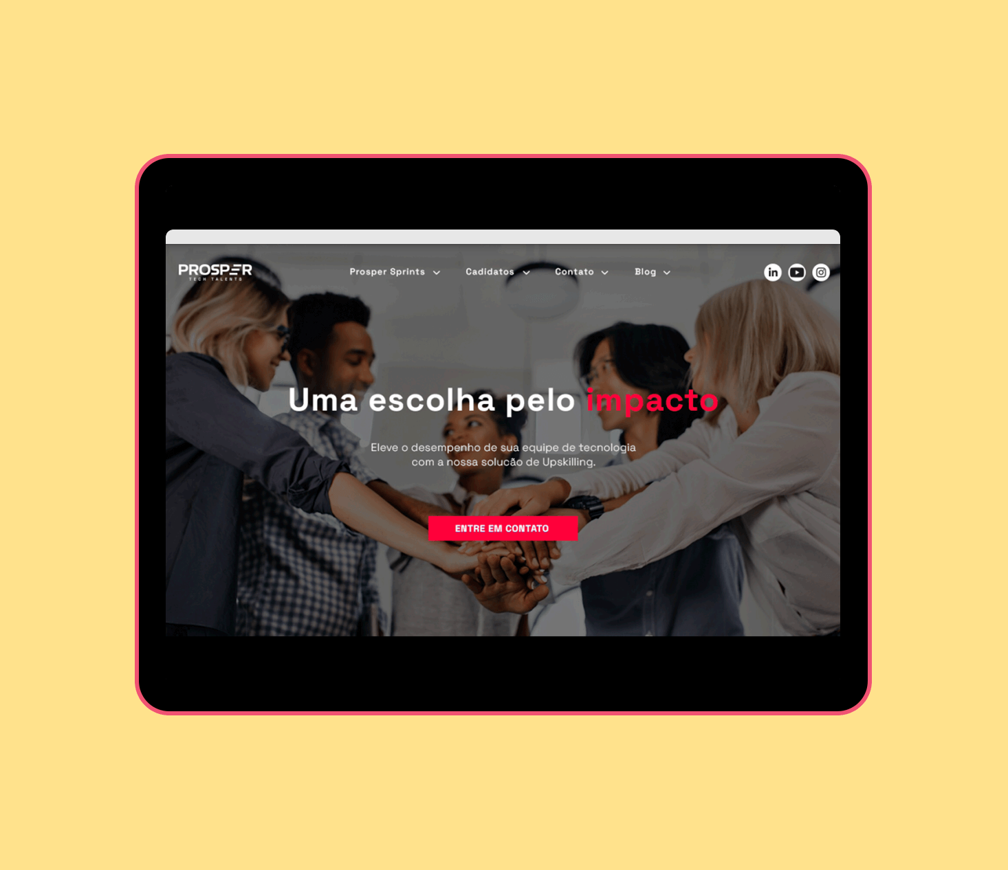 Site portfólio Prospertech