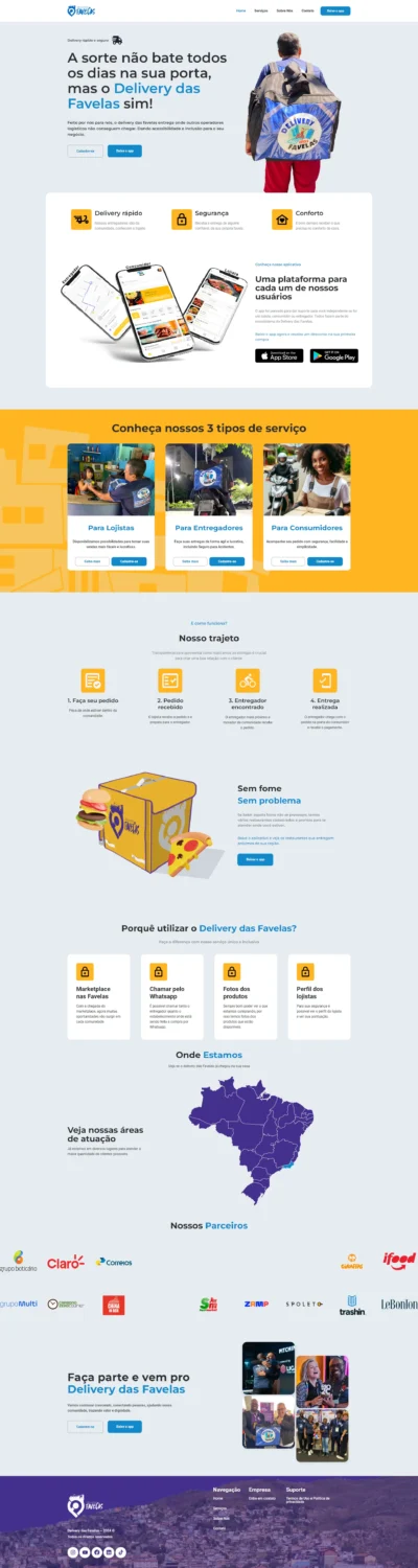 site delivery das favelas